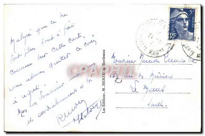 PONTAILLAC-ROYAN. Pałac i Trasa Corniohe — południe — Tito — Rewers