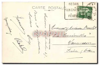 Sedan — A Cidadela — Edição Charton, série 12 — Verso