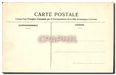 Bosque de Fontainebleau — Entrada al Desierto de Apremont — Editor n°387 — Reverso