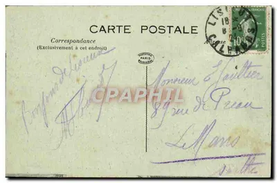 Lisieux — Pralnie nad Touques przy Mostowym Caen — L. G., wyd. Lisieux — Rewers