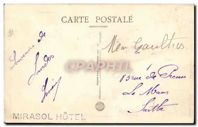 Lourdes — L'Esplanade — Édition Pallet Penaire — Verso