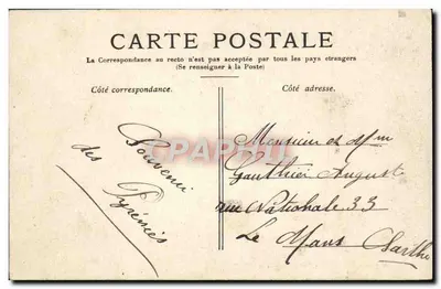 LOURDES — Blessing of the Sick — Publisher: L. Chrostes — Back