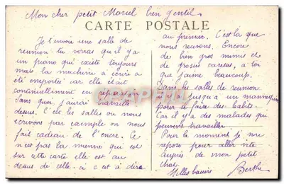 Sanatório de Seyssuel — Uma Sala de Reunião — Verso
