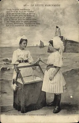 Mała sprzedawczyni — Les Sables — Vincent Le Bihan, nr 98