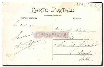 St GILLES-CROIX-DE-VIE (Vendée) — Une grotte à marée basse — Artand et Nozaïs, Nantes, n°42 — Verso