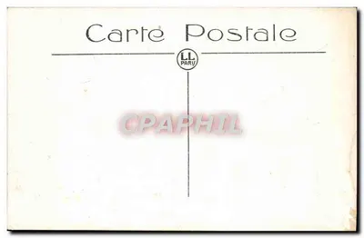 Menton — Uma avenida de palmeiras — LL Paris — Verso