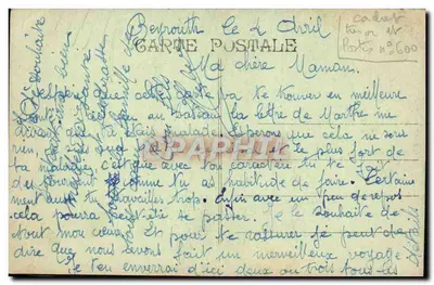 MARSEILLE — Rue Noailles — wydawca Calvet n°600 — Rewers