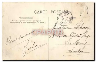 Strasbourg — panoramic view — publisher unknown, series number not visible — Back