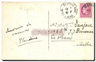 Saint-Brieuc — Katedra św. Michała — C° des Arts Photomécaniques - Strasbourg-Schiltigheim — Rewers