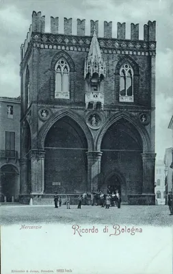 Piazza Maggiore w Bolonii — wydawca Römmler & Jonas, seria 8922 bn