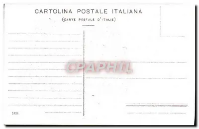FIRENZE Loggia dell'Orcagna — widok wnętrza statuji — Cartolina Postale Italiana — Rewers