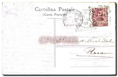 Genova — Pomnik C. Colombo — wydawca nieznany, numer serii nieczytelny — Rewers