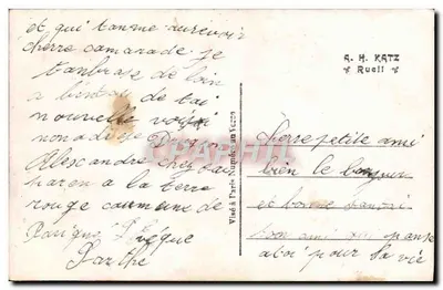 Larc-en-Ciel du Bonheur — cena romântica sob arco-íris — J.K. n° 9546/2 — Verso