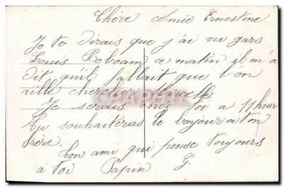 Liebespaar — Rosen und Pflaumenbäume — Verlag DIX n° 678/s — Rückseite