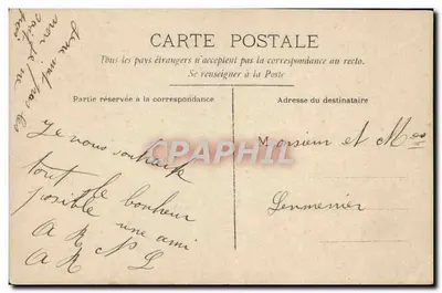 Casal jovem — foto de casal em traje de casamento — CIRCE n°4234 — Verso
