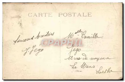 Paris - Gardens & Palace of Luxembourg — Jules Seeberger, n°16 — Back