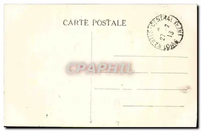 NANTES — Fontaine da Place Royale — Collection F. Chapeau, Nantes, 6e mille — Verso