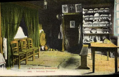 Interior Normando — A Normandia Pictoresca — 4003 — Editor Goubeau, Saint-Tierry