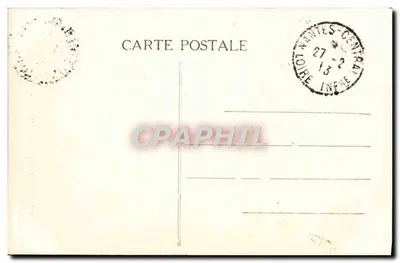 NANTES — Bazylika św. Donatiana — Kolekcja F. Chapeau, Nantes, 3e mille — Rewers