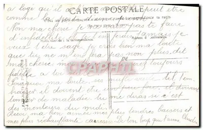 Żołnierz i kobieta w miłości — Boulanger, n° 233 — Rewers