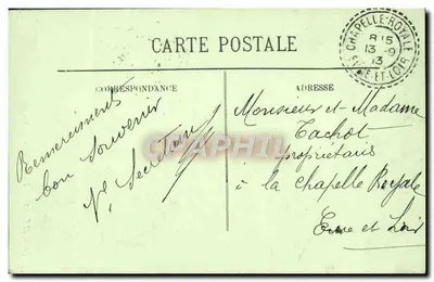 Orléans — A Catedral — As Torres — LL — Verso