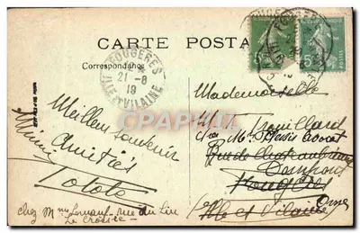 La Baule — Avenue de la Gare, près de l'Église — LL — Verso