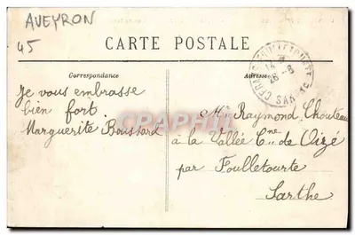O Viaduto do Viaur ou de Tanus — Aveyron — Editor L'Auvergne Pittoresque, n° 4798 — Verso