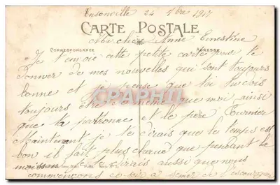Kwiaty — 'Nie zapomnij mnie' — Imp. Valt, Paryż, seria N° 32 — Rewers