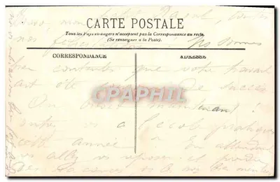 Les Sables-d'Olonne — Contratorpedeiro saindo do Porto — LL. — N° 173 — Verso
