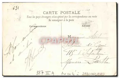 Wyspa Ré — Saint-Martin — Ogólny widok twierdzy i umocowań (Depôt des Forçats) — Rewers