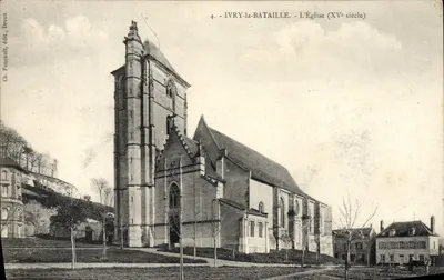 Ivry-la-Bataille — A Igreja (século XV) — Ch. Foncault, Dreux, n°4