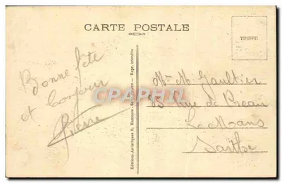 Lamballe — Ogrody Publiczne — Les Paterres — Wydawnictwo Artystyczne & Harmonie, Saint-Brieuc — Rewers