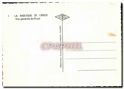 Basílica de Lisieux — Vista geral — BBL — Verso