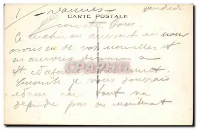 Kerfany-les-Pins (Finistère) — Vista sulla Mare — Editore: Fort Nantes, n°15 — Verso