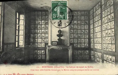 O gabinete de trabalho de Buffon — Montbard (Côte-d'Or) — H. G. Daloz, foto Montbard