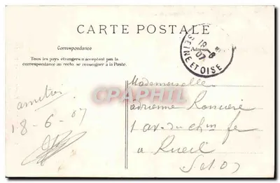 Melun — Pomnik Dzieci Seine-et-Marne — E. L. D. — Rewers
