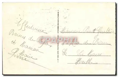 A Baía de Morgat — vista da baía com barcos — Bilhete postal antigo n°72, editor Bilhete postal antigo (Bilhete postal antigo 72) — Verso