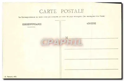 Provins - A Montanha do Colégio — A. Vernant, editor — Verso
