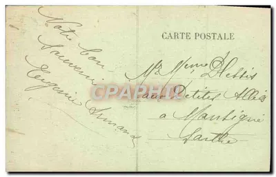 Dieppe — Esplanada Kasyna i stary zamek — Édit. J. Coudier — Rewers