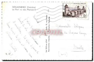 Douarnenez (Finistère) — Widok z Plomarc'h na port — Les Éditions d'Art — Rewers