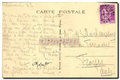 DÔMFRONT — Wieża – Widok z Terre-Sainte-Anne — Rewers