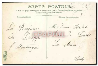 Dieppe — Kabinety boudoir przed Kasynem — Rewers