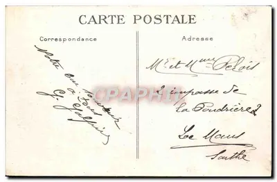 Deauville — Stürmische Wetter während der Saison — G. F., Le Havre — Rückseite