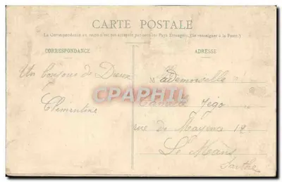 Dreux (Eure-et-Loir) — La Chapelle Saint-Louis et l'Entrée du Caveau de Penthièvre de Bourbon — Éditeur E. P., n° 4290 — Verso
