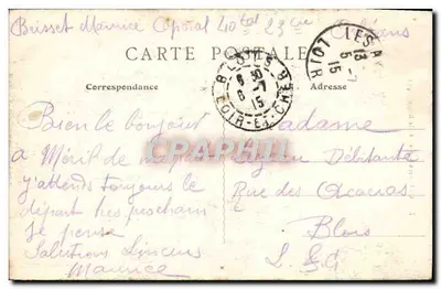 Orléans - Rue de la République — estátua equestre — editor Th.G. n°817 — Verso