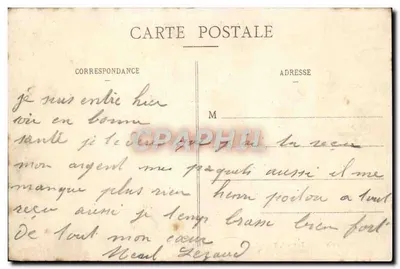 Épinal — Nowe Kaserny w Chantraine — Fototypia Paul Testart, Épinal — Rewers