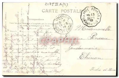 Fouras-les-Bains — Plaża i semafor — Nieznany wydawca, nr 66 — Rewers