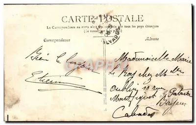 Camp van Avor (Cher) — Algemene uitzicht kant Oost — Coll. A. Réty, foto Bourges — Achterkant