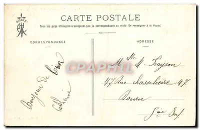 Ingang van het kleine haven van Primel-Trégastel — De Brisants en Roc'h-Kam — Coll. E. Hamonic, St-Brieuc — Achterkant