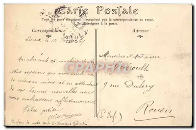 Zamek w COMBRAY (Calvados) — Strona południowa — Wydawca: Poczta — Rewers